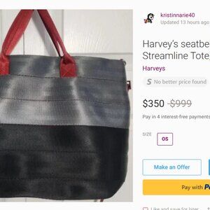 **DO NOT BUY Harveys Detroit Medium Streamline Tote by kristinnarie40**